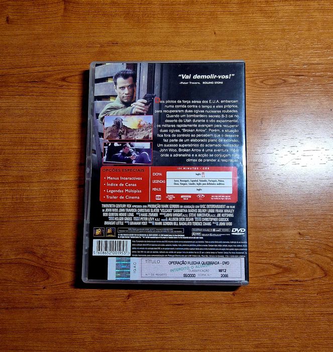 OPERAÇÃO FLECHA QUEBRADA (John Woo) John Travolta/Christian Slater