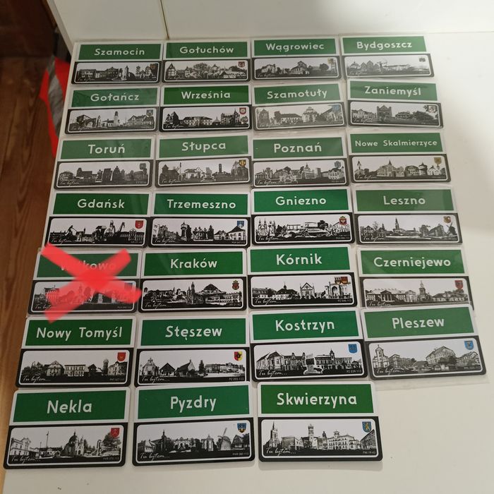 Magnesy turysty na sztuki