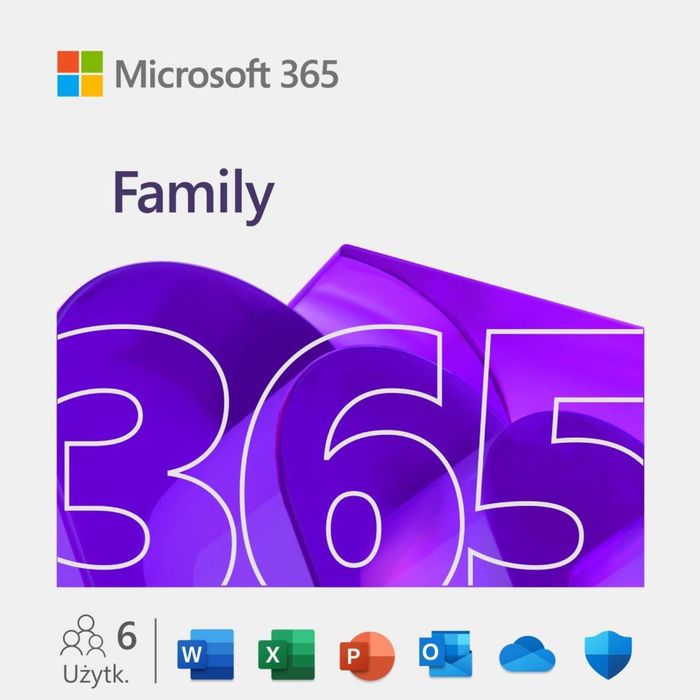 Microsoft Office 365 - licencja dla 1 użytkownika w Office Family