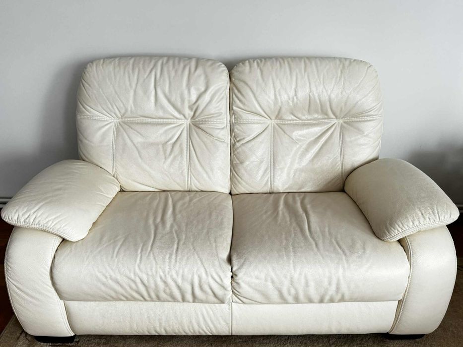 Komplet skórzanych kanap 2+3