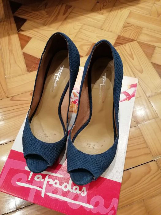 Sapato de salto alto Azul nº 37