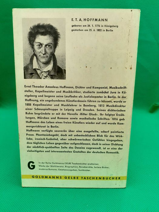 Livro - REF PCE - E.T.A. Hoffmann - Spukgeschichten und Märchen