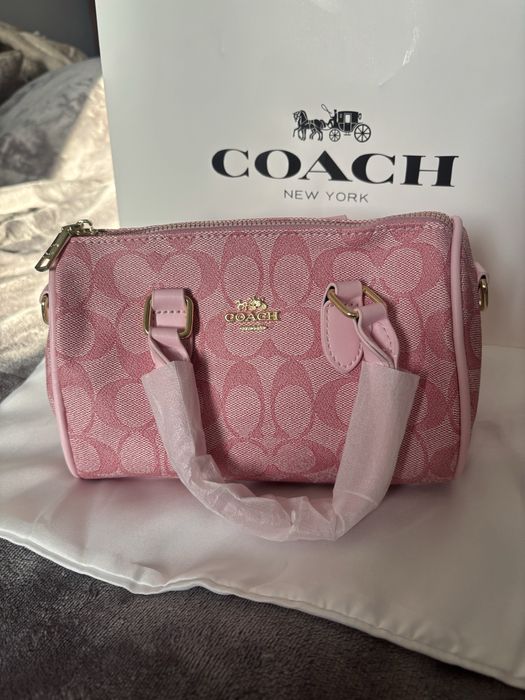Mala Coach rosa nova