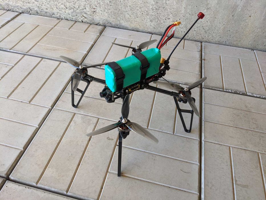 Посадочні опори (ніжки/стойки) для FPV квадрокоптера | 3D-друк