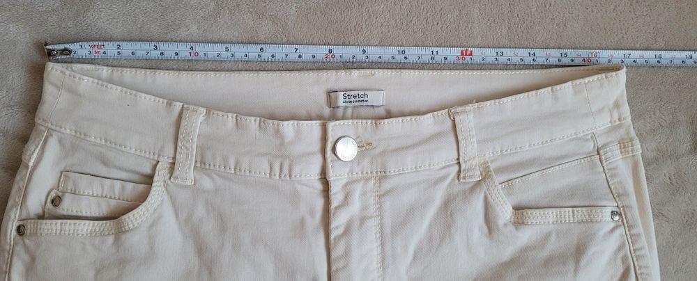 C&A Jessica Samira Stretch beżowe spodnie damskie 42 XL