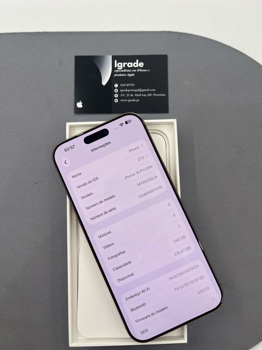 iPhone 16 Pro Max de 256GB GOLD
