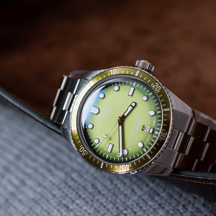 Oris Divers Sixty-Five Date Forest Green