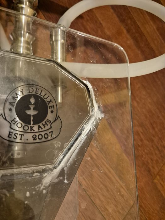 Amy Deluxe Hookah AMY 001 Diamond Silver + Black, shisha. Uszkodzona.