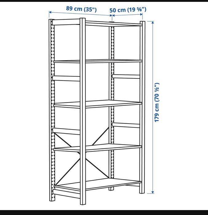 Estante ikea ivar