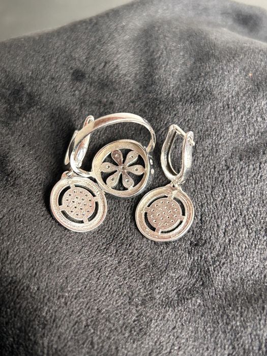 Набір прикрас Bvlgari серебро 925 пробы !