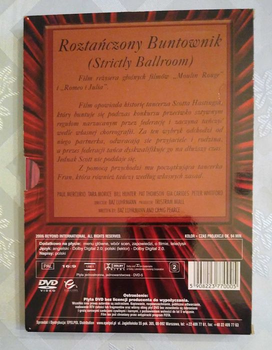 roztańczony buntownik, wspaniały film  muzyczny