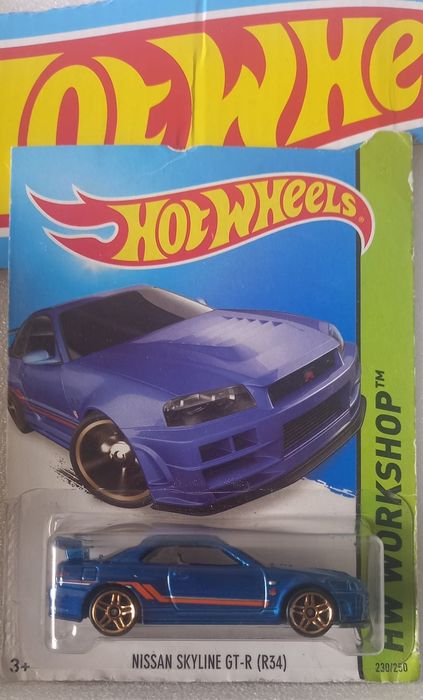 Nissan skyline GT-R R34 hot wheels