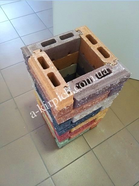 Кирпич облицовочный КАЯ для забора и столбов, рваный, скала, цегла: 14 ...