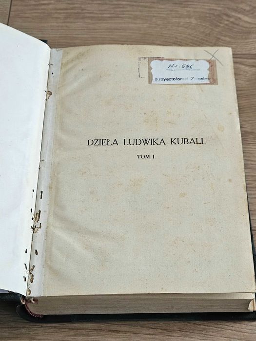 Dzieła Ludwika Kubali tom I i II