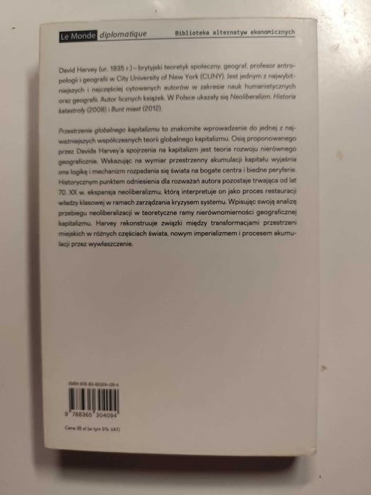 Przestrzenie globalnego kapitalizmu - David Harvey