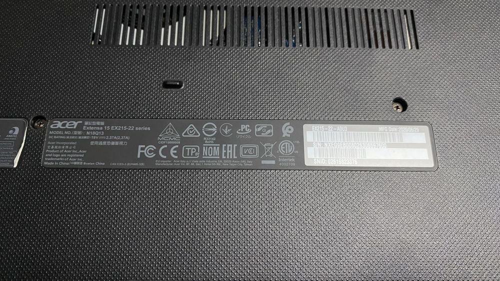 Acer Extensa EX215-22