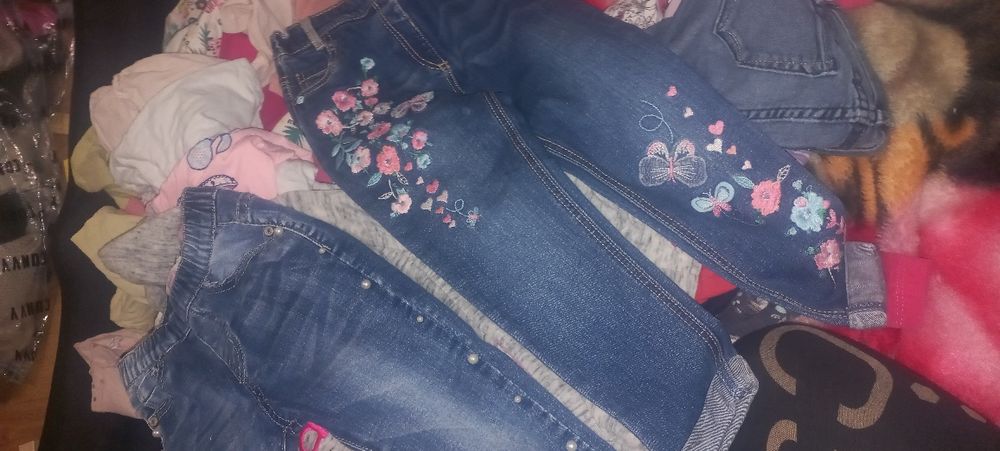 50x mega paka ubranek dla dziewczynki 98 104