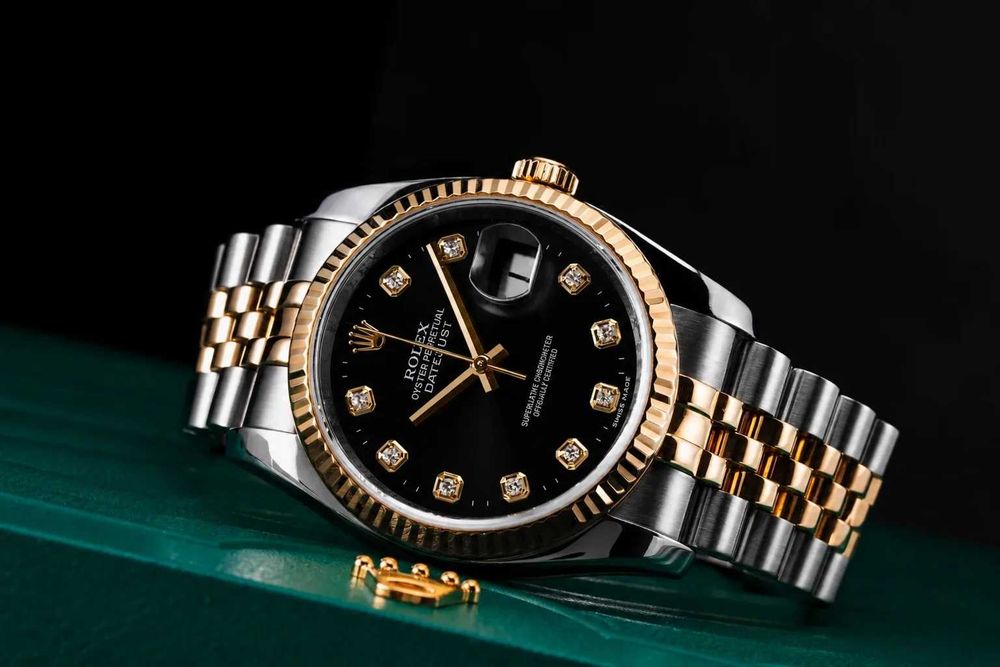 Rolex Datejust 36 black diamond dial