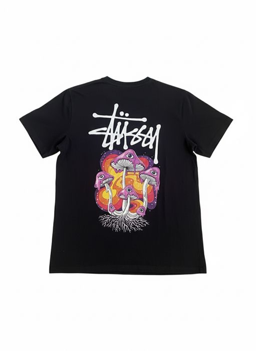 Футболка Stussy Mushrooms / Футболка Стусі з грибами