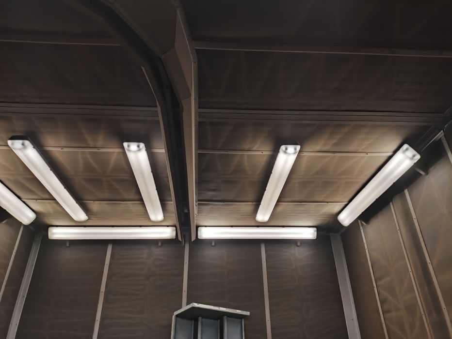 Cabine de decapagem completa