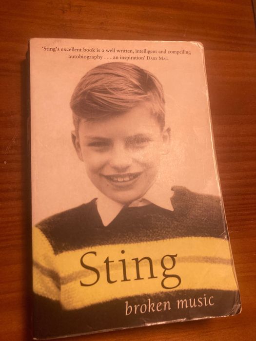 Livro autobiografia do sting “broken music”