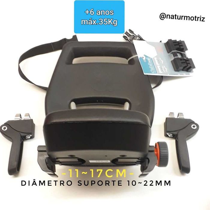 Banco Júnior + 6 anos (35Kg) para suporte bicicleta Qibbel