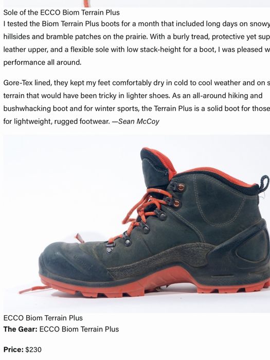 Ботинки Ecco Biom Terrain 45-46