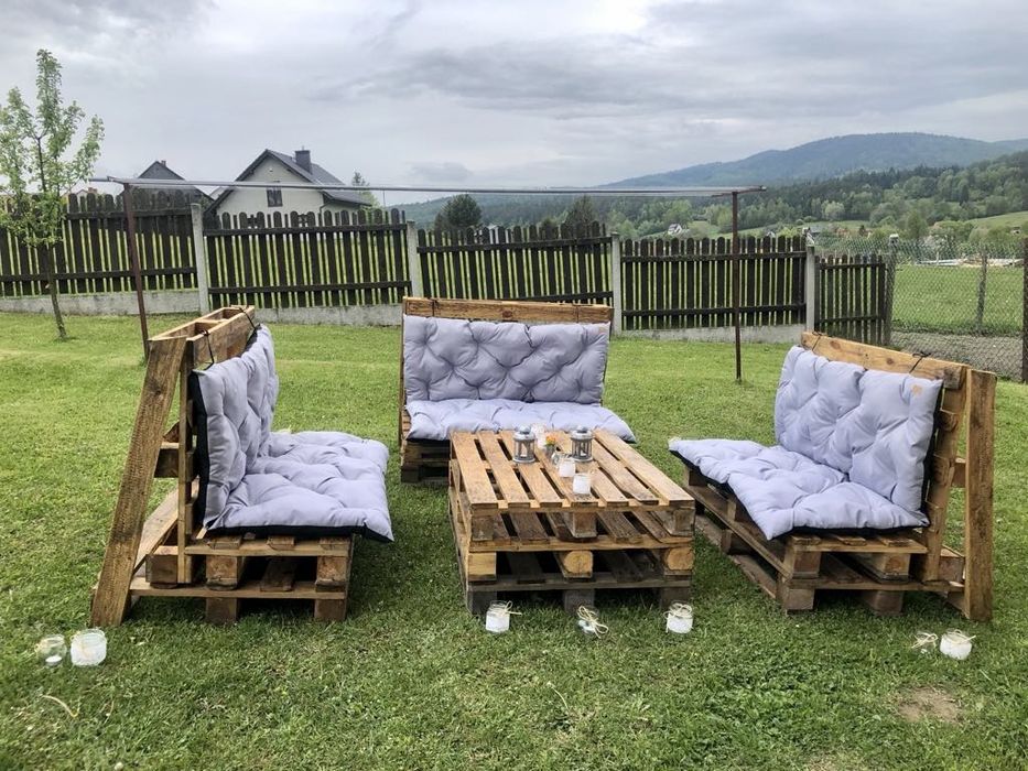 Poduszki na ławki ogrodowe, poduszki na meble z palet