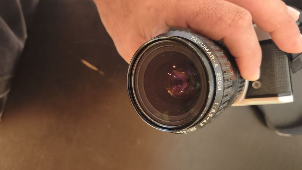 Pentax K1000 + Lente Takumar-A 28-80mm (Analógica Clássica - Ler Descrição)