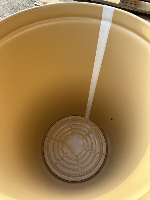 Бочка металева з кришкою 200л /  Б/У