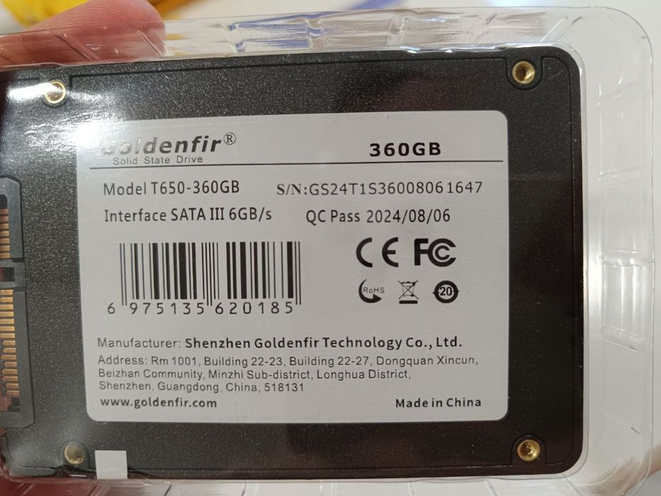 SSD накопичувач new нове 360 GB Goodram  2.5" SATA 3