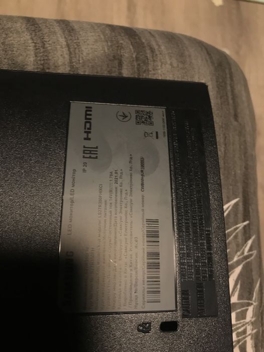 Монитор Samsung разбита матрица