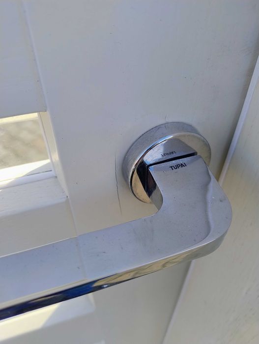 Drzwi wewnętrzne 80 przeszklone białe