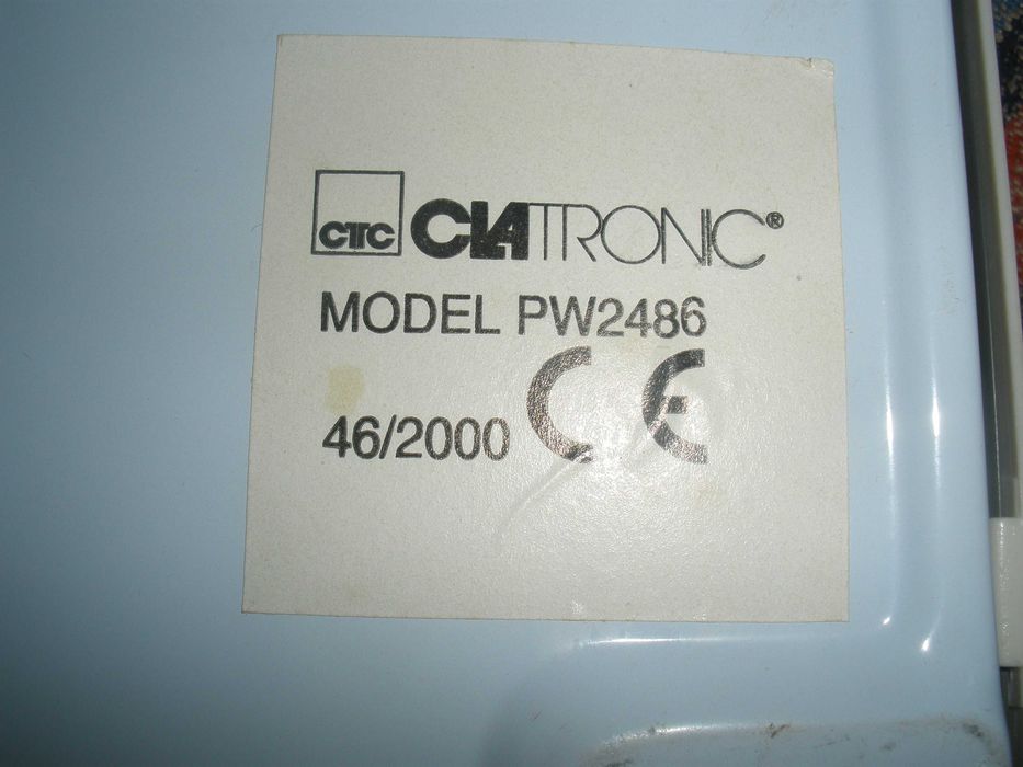 Весы напольные механика до 120 кг. "CLATRONIC"  PW2486 контроль веса.