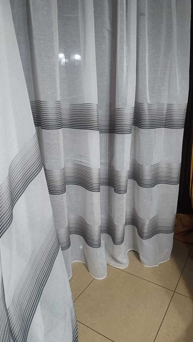 firanki z metra ,grubsza,+ obciaz,wys 280 cm NATURALNA BIEL , WYPRZEDAZ