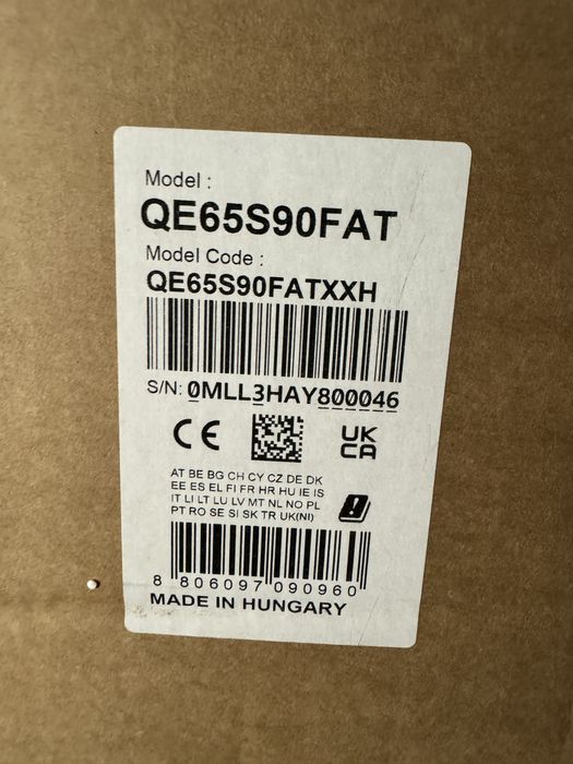 Телевізор Samsung 65s90f Oled 144 Герц Новий Гарантія 1 Рік