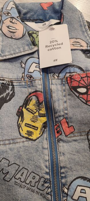Джинсова куртка H&M Marvel для хлопчика