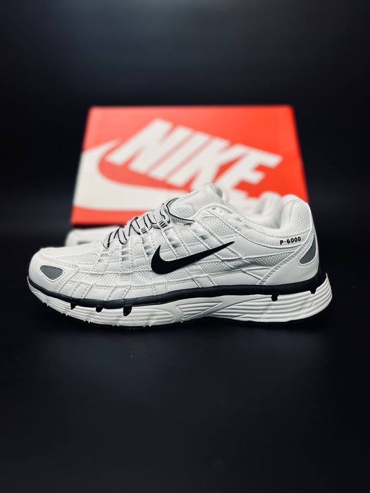 Подростковые кроссовки Nike 6000/ Найк мужские весна/ кожаные кросовки