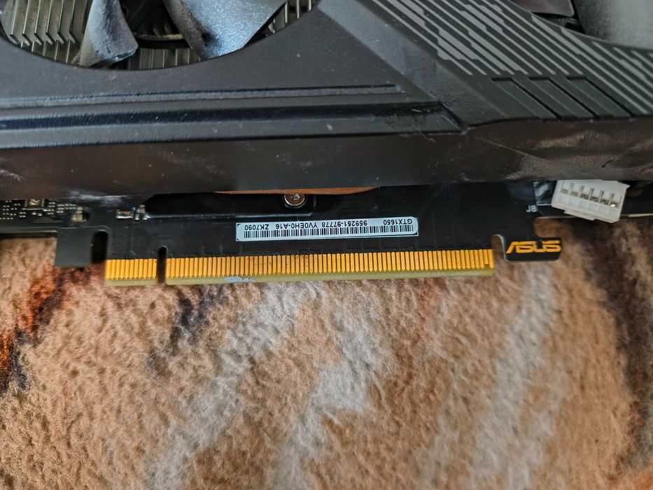 GTX 1650 uszkodzona
