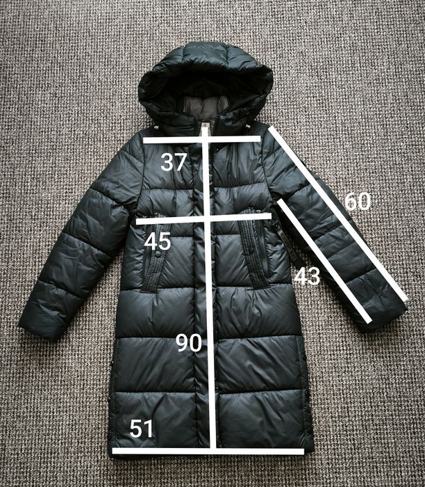 Пальто для дівчинки зимове куртка 146 см