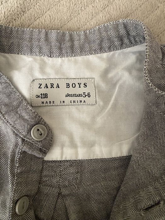 Zara сорочка 5-6 років доя хлопчика
