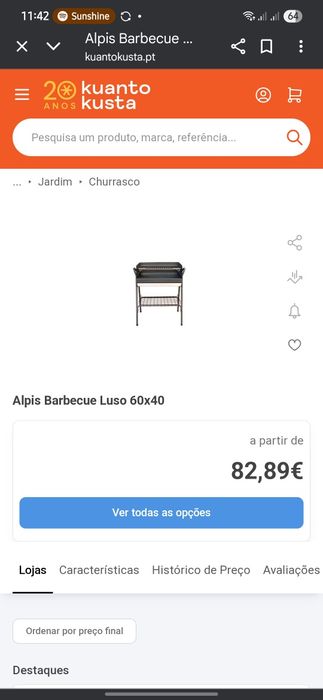 Barbecue Luso carvão