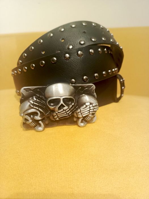 Pasek czaszki Punk Rock Metal Gothic Ghost