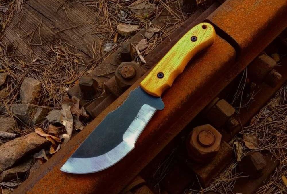 Tracker Guarioba Nóż Ręcznie Robiony Bushcraft Custom Knifemaking