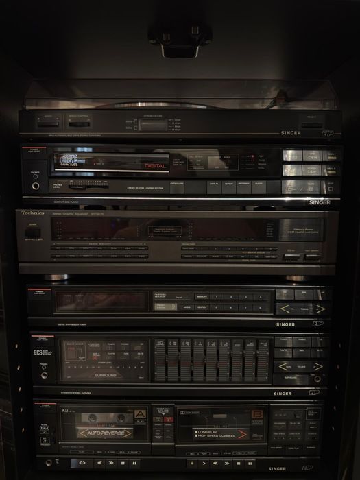 Movel aparelhagem singer/technics