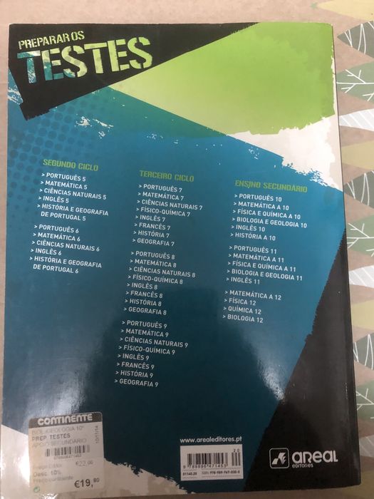 Livro Preparar os testes Biologia e Geologia 10 ano