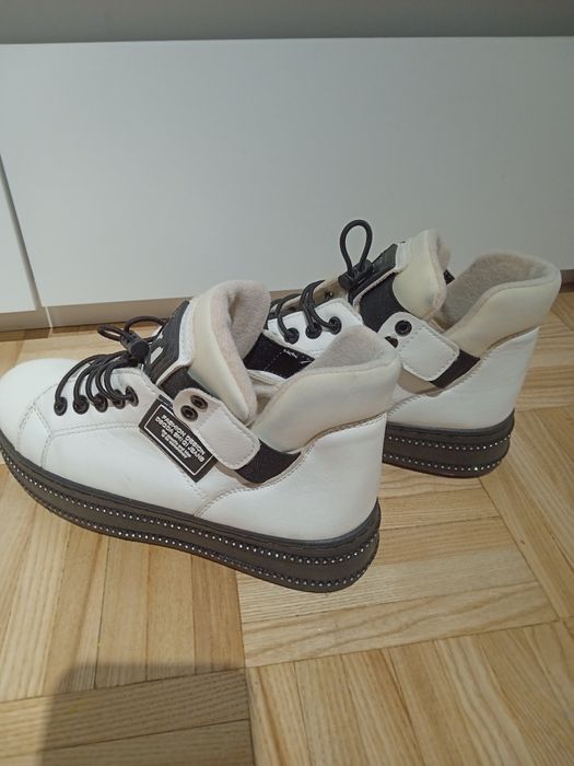 Buty sneakersy za kostkę r.36