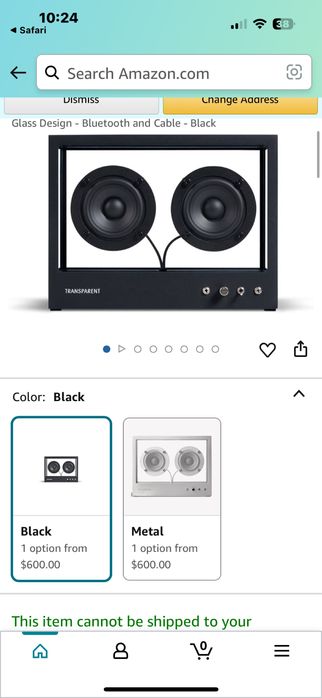 Акустика Small Transparent Speaker