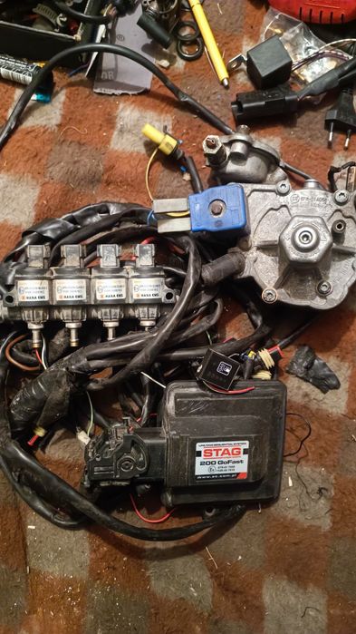 Instalacji gazowej  sekwencji LPG Stag Qbox plus Next, basic, gofast
