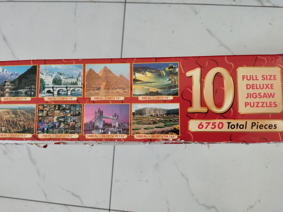 Puzzle 6750 elementów 10 obrazków